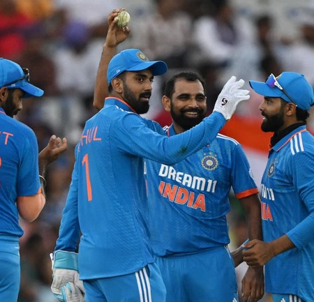 India dethrones Pakistan in all three forms after defeating Australia in the first ODI.