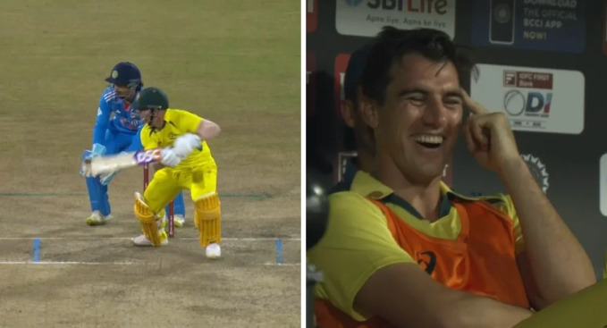 David Warner bats right-handed against R Ashwin and is out after failing to appeal the judgement.