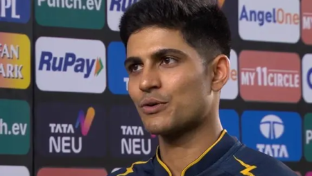 Shubman Gill punished for sustaining a sluggish overrate versus CSK.